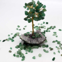 AMETİST / AVENTURİN TEL SARMAL DOĞAL TAŞ AĞAÇ