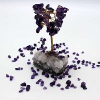 AMETİST / TEL SARMAL DOĞAL TAŞ AĞAÇ