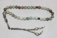 AMAZONİT DOĞAL TAŞ TESBİH