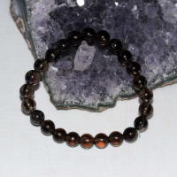 DUMANLI KUVARS DOĞAL TAŞ BİLEKLİK