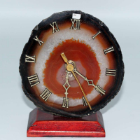 AKİK PLAKA DOĞAL TAŞ SAAT