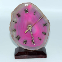 AKİK PLAKA DOĞAL TAŞ SAAT