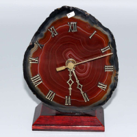 AKİK PLAKA DOĞAL TAŞ SAAT