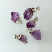 AMETİST DOĞAL TAŞ KOLYE UCU