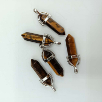 KAPLAN GÖZÜ (PANDÜL-ÇİVİ MODEL) DOĞAL TAŞ KOLYE