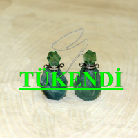 GÜMÜŞ UÇLU FLOURİT (KOLYE) PARFÜM ŞİŞESİ