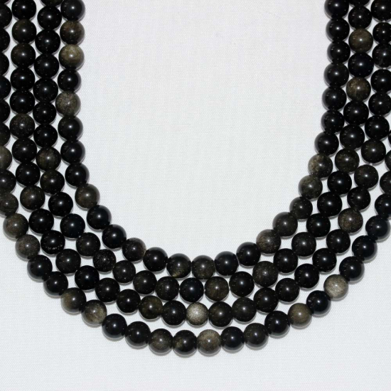 6mm OBSİDYEN DOĞAL TAŞ