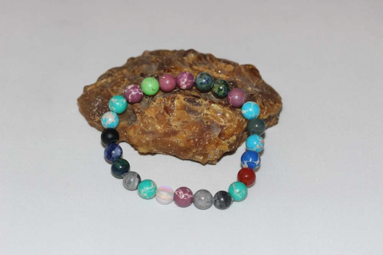 8mm Varasit Doğal Taş Bileklik