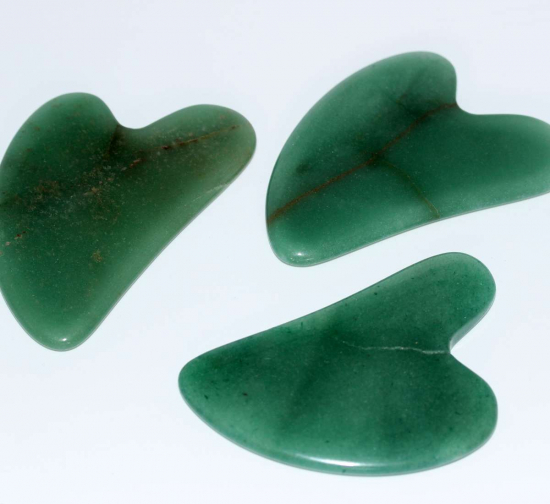 AVENTURİN (GUA SHA) DOĞAL YÜZ MASAJ TAŞI