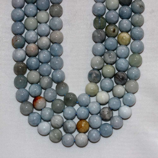 8mm KÜRE KESİM AKUAMARİN DOĞAL TAŞ