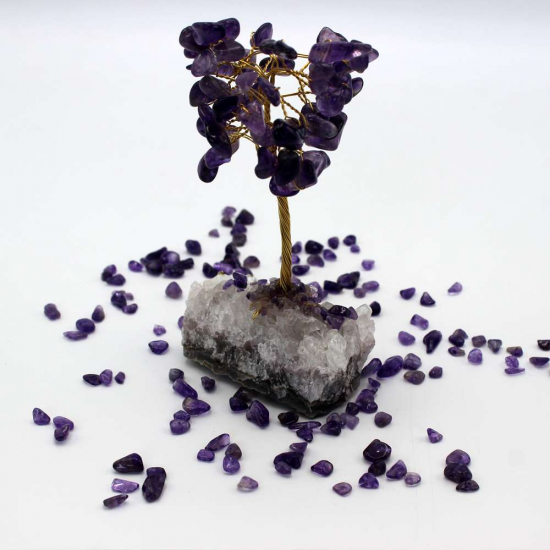 AMETİST / TEL SARMAL DOĞAL TAŞ AĞAÇ