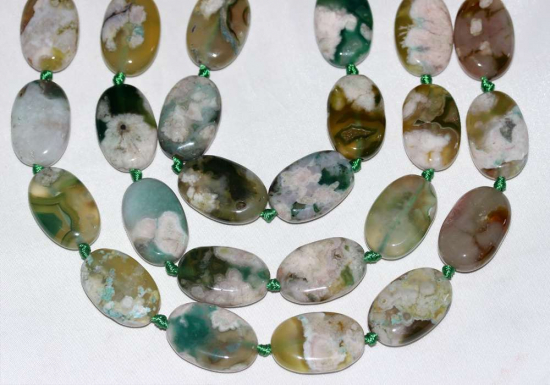 DAMARLI OVAL AKİK DOĞAL TAŞ