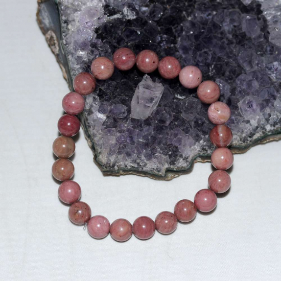 RODONİT DOĞAL TAŞ BİLEKLİK