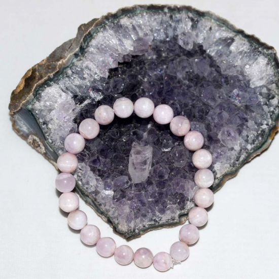 KUNZİT DOĞAL TAŞ BİLEKLİK