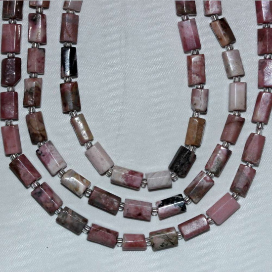 RODONİT DOĞAL TAŞ SİLİNDİR KESİM