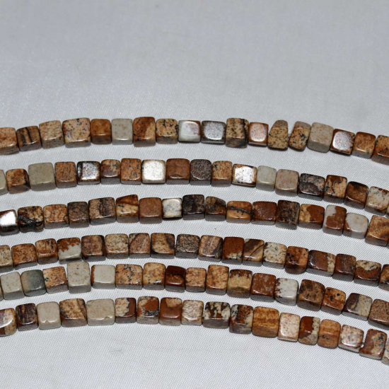 ODUN JASPER DOĞAL TAŞ KÜP KESİM