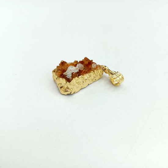 SİTRİN DOĞAL TAŞ KOLYE UCU