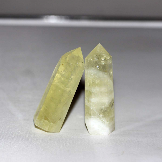 LİMON KUVARS ( PİRAMİT-KULE ) PARÇA DOĞAL TAŞ