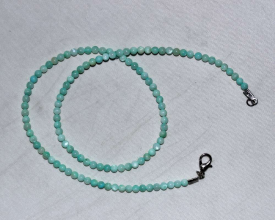 3mm SEDEF DOĞAL TAŞ KOLYE