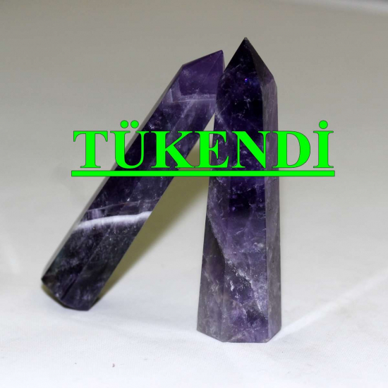 AMETİST ( PİRAMİT-KULE ) PARÇA DOĞAL TAŞ