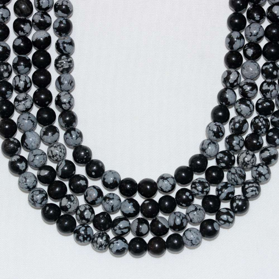 6mm OBSİDYEN DOĞAL TAŞ