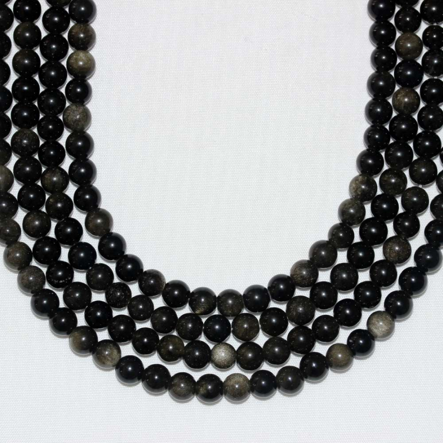 6mm OBSİDYEN DOĞAL TAŞ