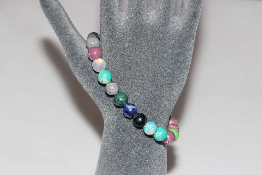 thumb8mm Varasit Doğal Taş Bileklik