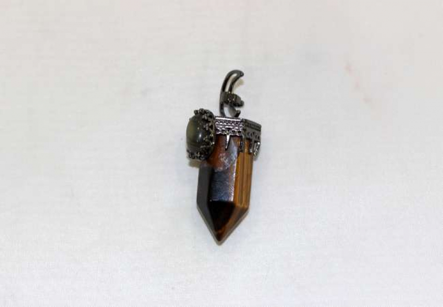 thumbDEMİR UÇLU KAPLAN GÖZÜ KOLYE