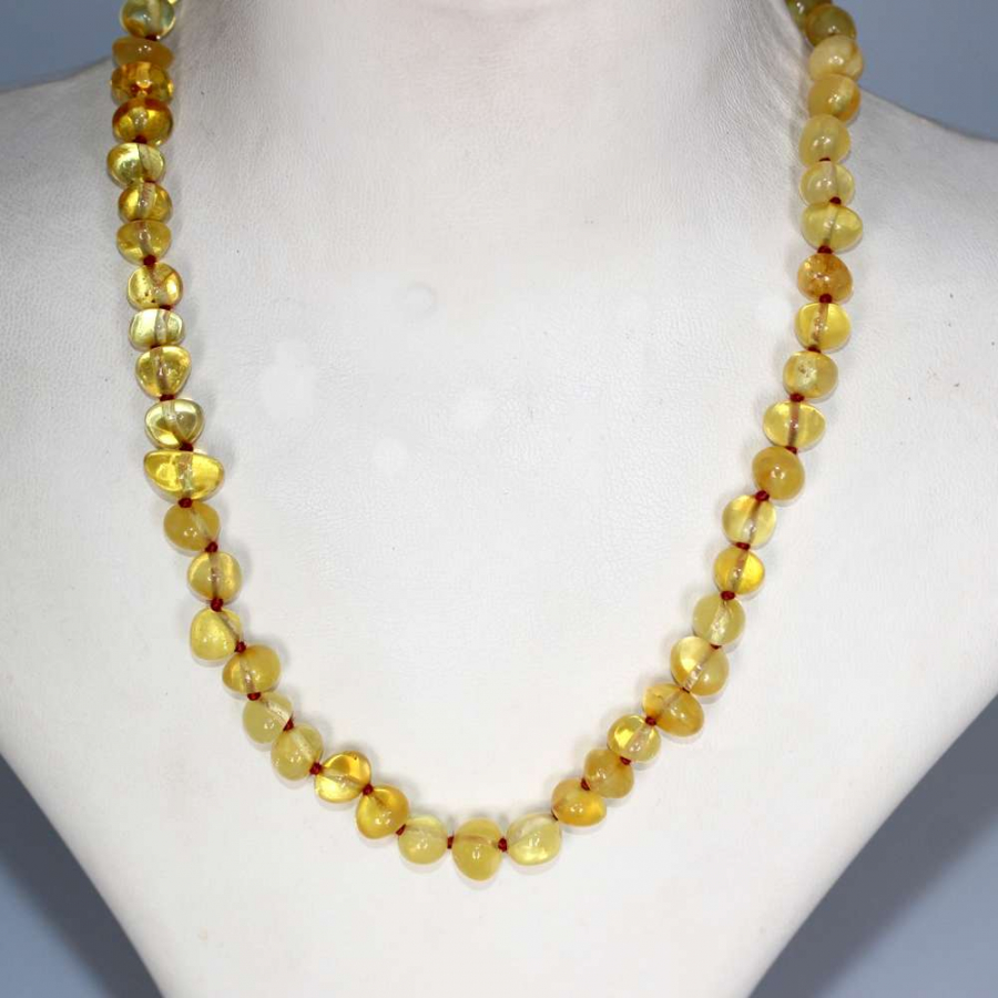 thumbDAMLA KEHRİBAR BEBEK KOLYE ( 22 Cm )