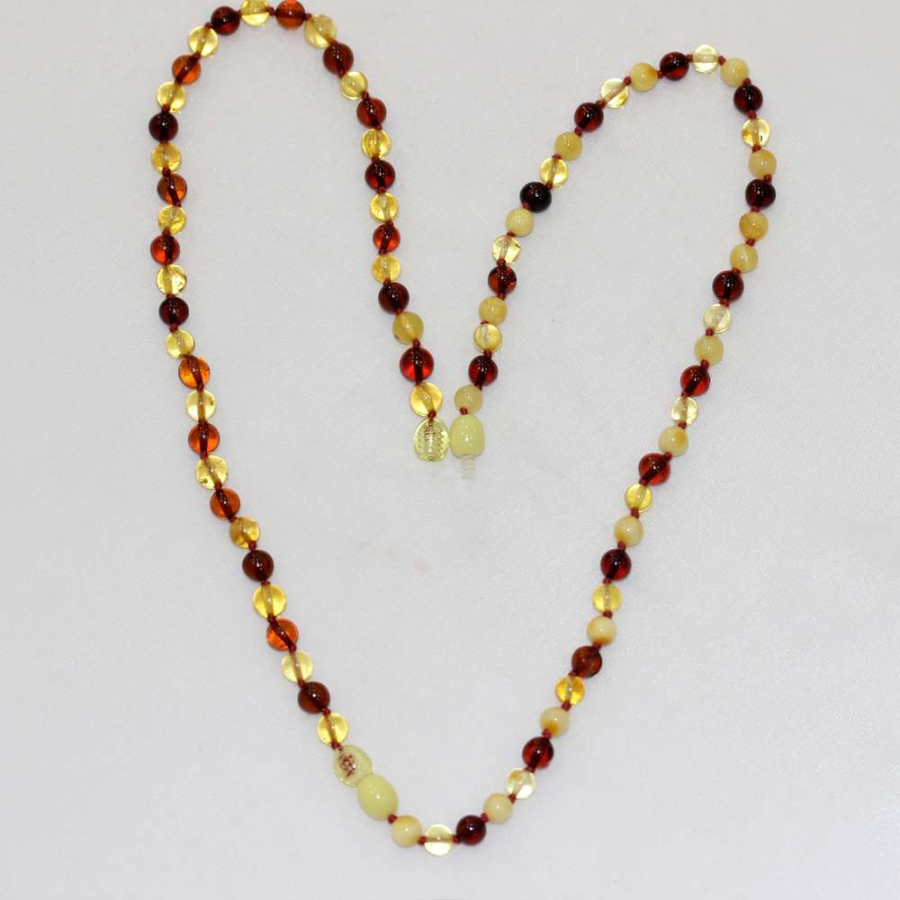 DAMLA KEHRİBAR KOLYE ( 44 Cm )