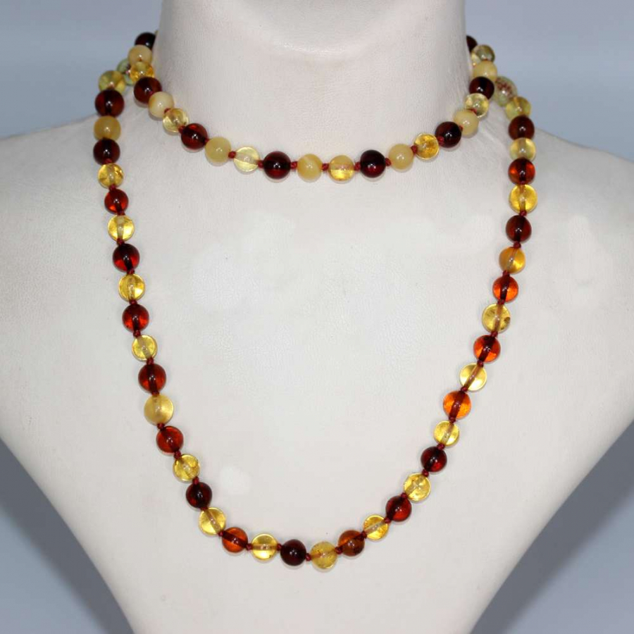 thumbDAMLA KEHRİBAR KOLYE ( 44 Cm )