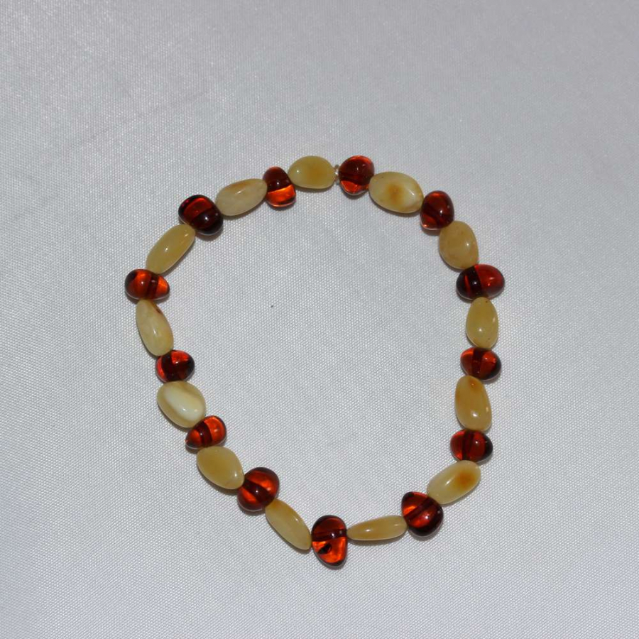 thumbDAMLA KESİM KEHRİBAR BEBEK BİLEKLİK