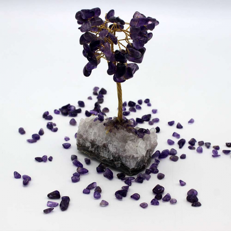 AMETİST / TEL SARMAL DOĞAL TAŞ AĞAÇ