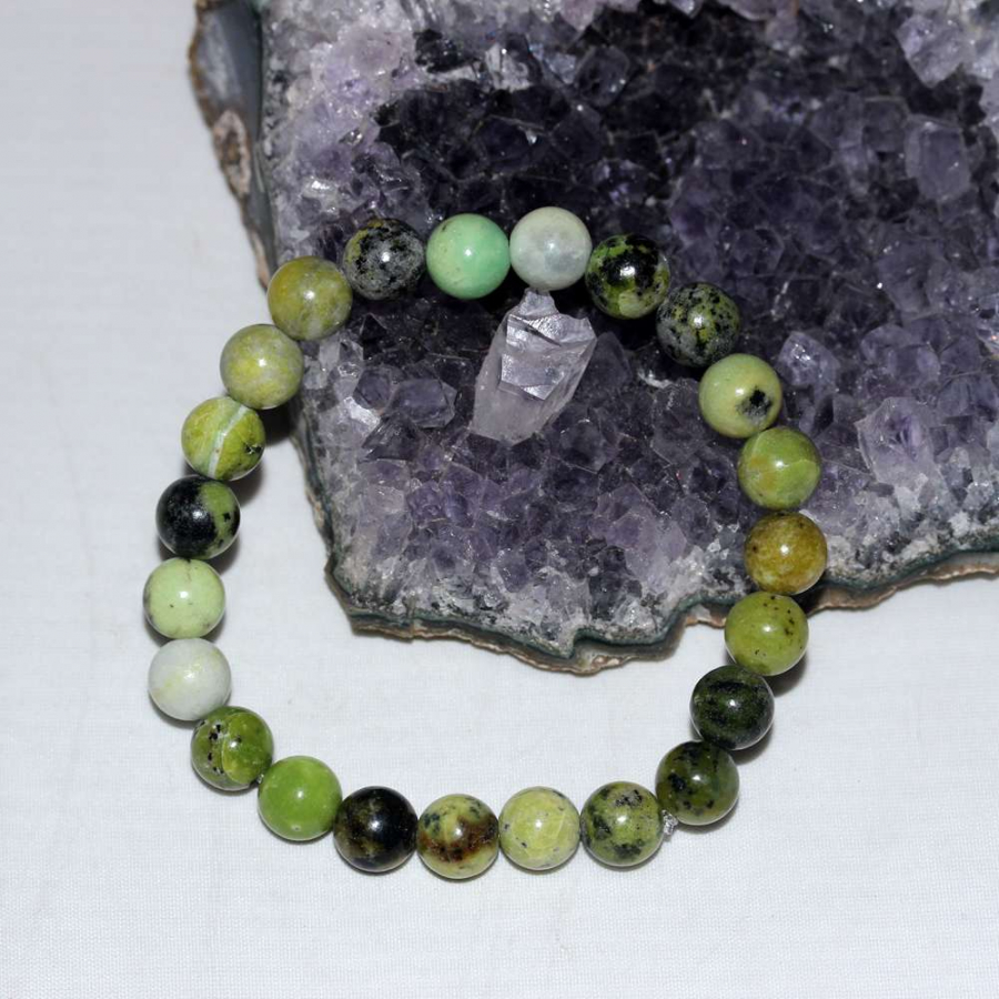 KRİZOPRAS DOĞAL TAŞ BİLEKLİK