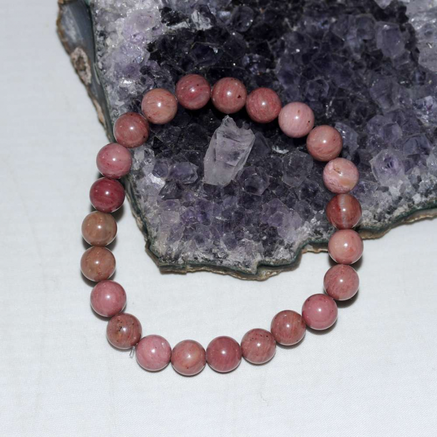 RODONİT DOĞAL TAŞ BİLEKLİK