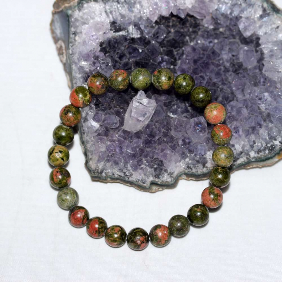 UNAKİT DOĞAL TAŞ BİLEKLİK