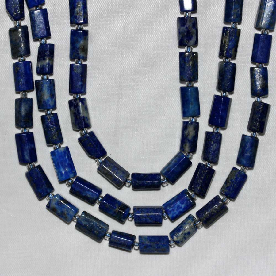 LAPİS LAZULİ DOĞAL TAŞ SİLİNDİR KESİM