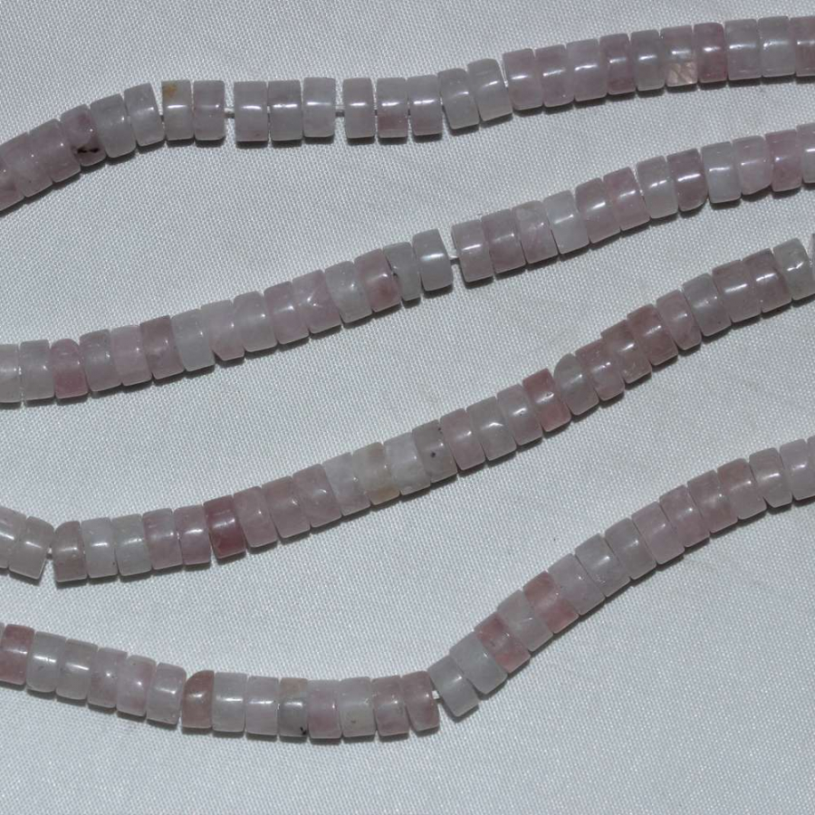 thumbPEMBE KUVARS DOĞAL TAŞ RONDELA KESİM