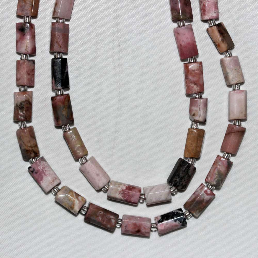 thumbRODONİT DOĞAL TAŞ SİLİNDİR KESİM