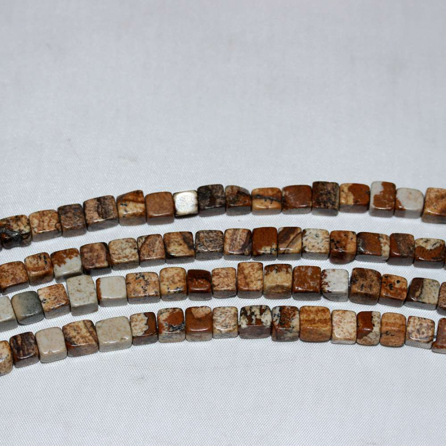 thumbODUN JASPER DOĞAL TAŞ KÜP KESİM