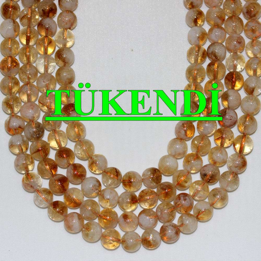 8mm (AA KALİTE ) SİTRİN TAŞI