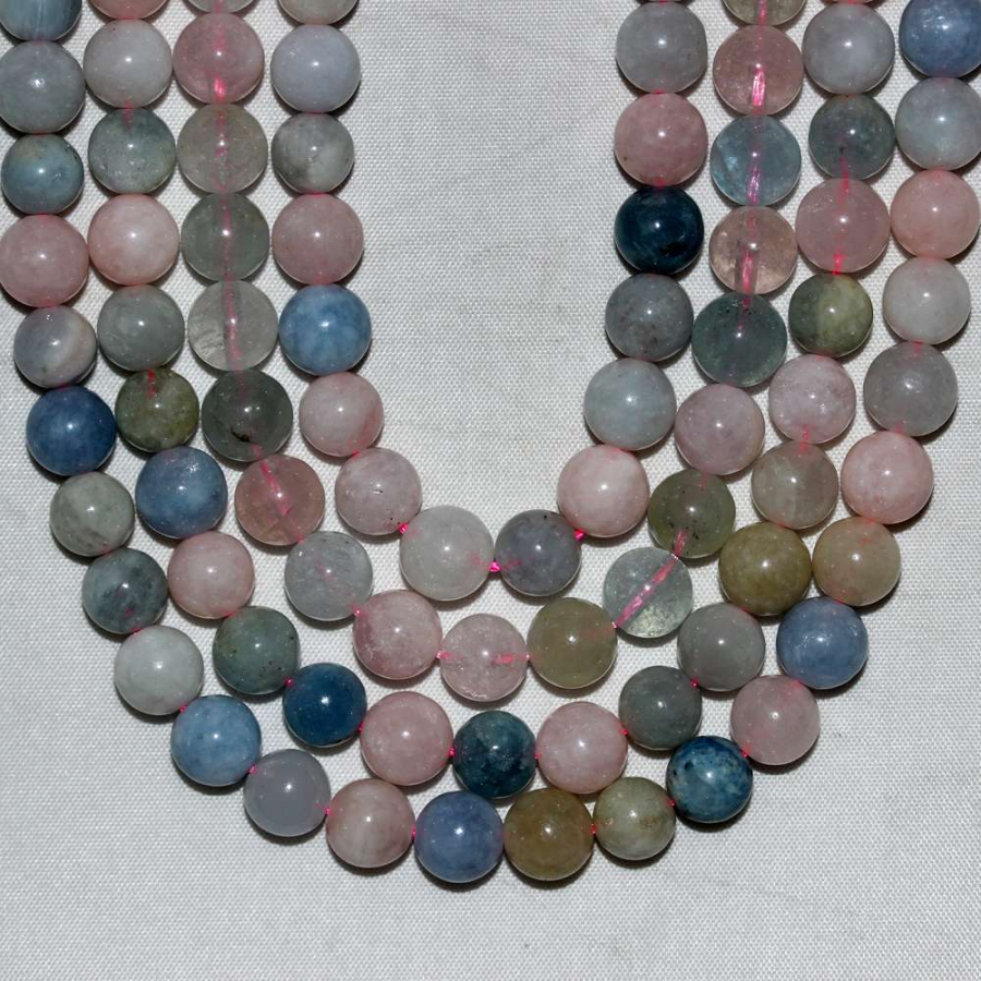 8mm MORGANİT (A KALİTE) DOĞAL TAŞ