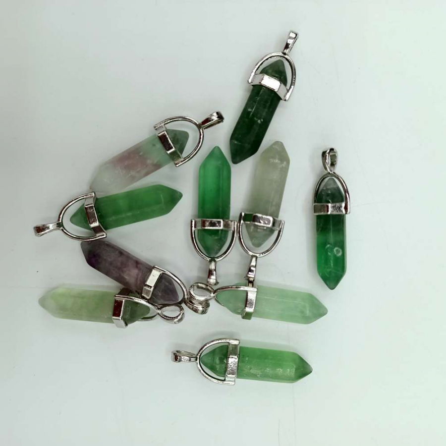 thumbFLORİT (PANDÜL-ÇİVİ MODEL) DOĞAL TAŞ KOLYE