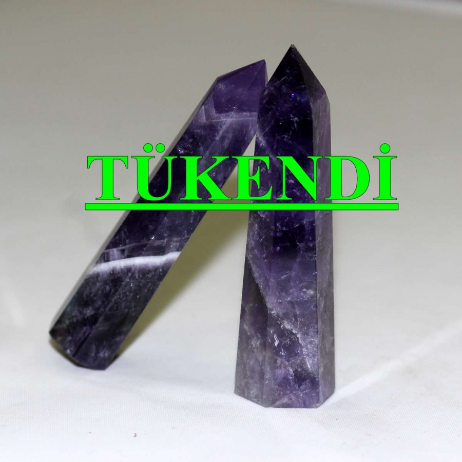 AMETİST ( PİRAMİT-KULE ) PARÇA DOĞAL TAŞ