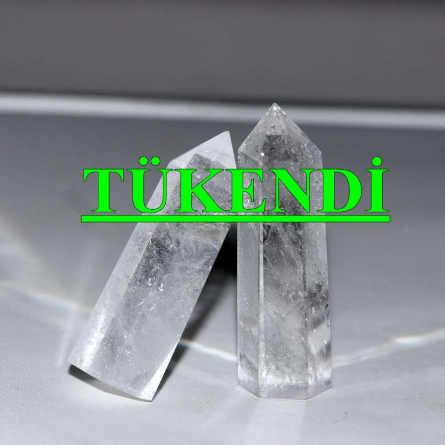 KRİSTAL KUVARS ( PİRAMİT-KULE ) PARÇA DOĞAL TAŞ